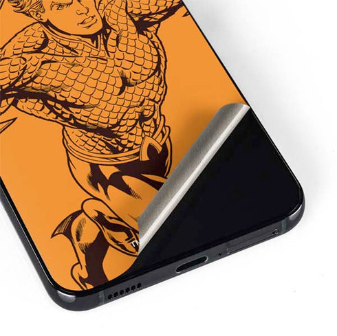 DC Comics Aquaman Comic Pop Galaxy S22 Plus Skin